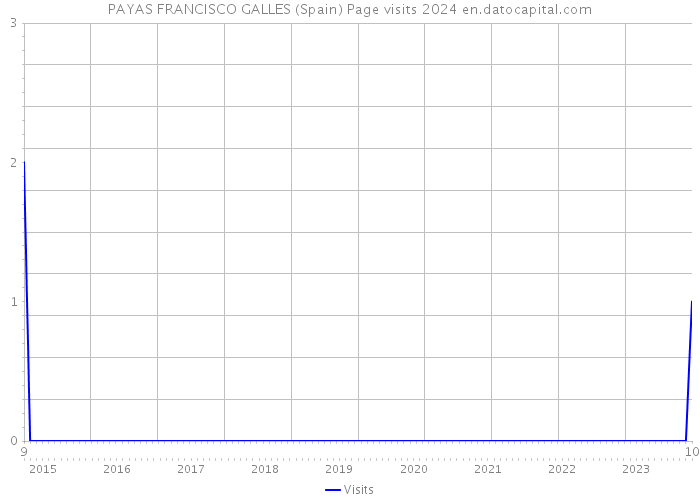 PAYAS FRANCISCO GALLES (Spain) Page visits 2024 