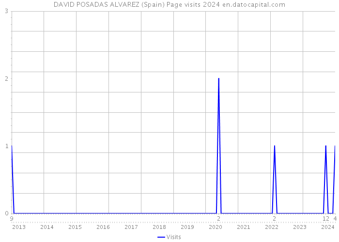 DAVID POSADAS ALVAREZ (Spain) Page visits 2024 