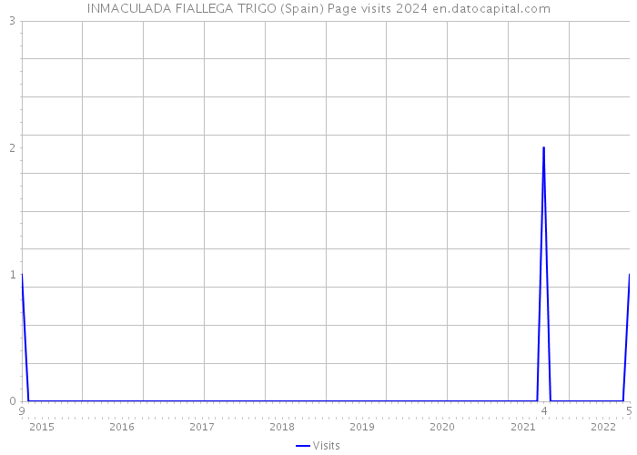 INMACULADA FIALLEGA TRIGO (Spain) Page visits 2024 