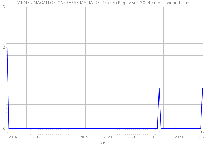 CARMEN MAGALLON CARRERAS MARIA DEL (Spain) Page visits 2024 