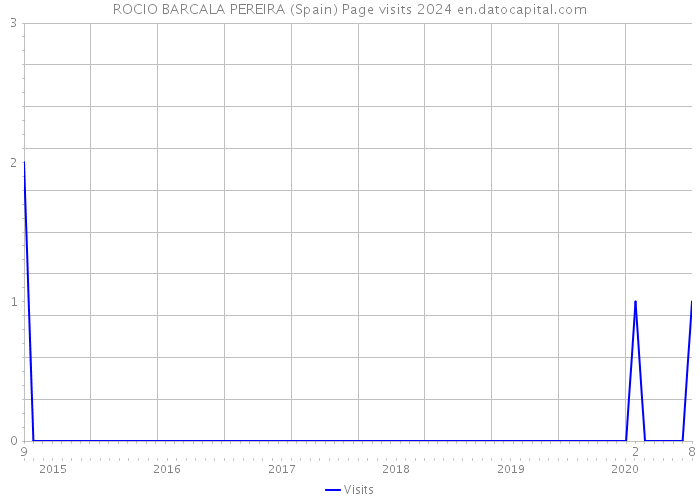 ROCIO BARCALA PEREIRA (Spain) Page visits 2024 