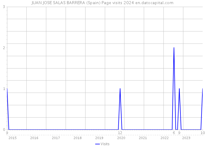 JUAN JOSE SALAS BARRERA (Spain) Page visits 2024 