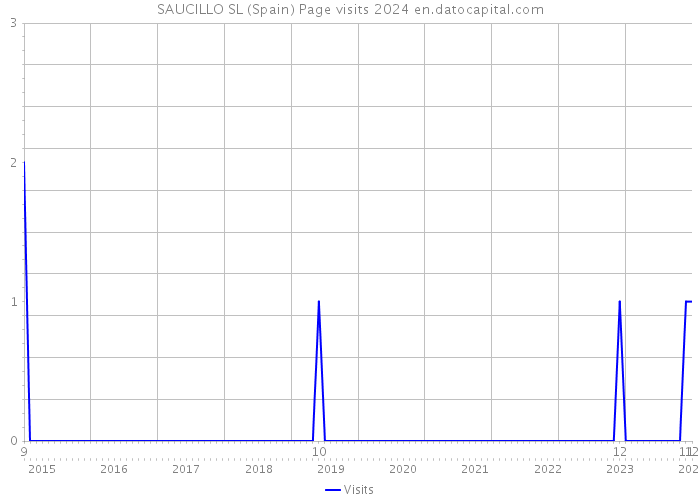 SAUCILLO SL (Spain) Page visits 2024 