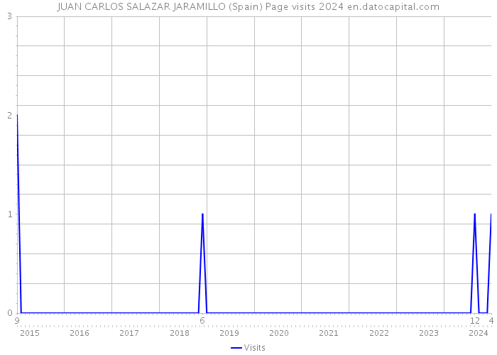 JUAN CARLOS SALAZAR JARAMILLO (Spain) Page visits 2024 