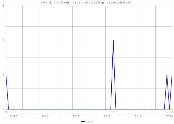 VASILE TIR (Spain) Page visits 2024 