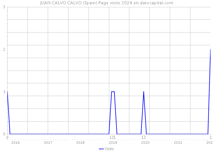 JUAN CALVO CALVO (Spain) Page visits 2024 