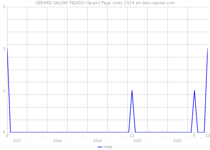 GERARD SALOM TEJADO (Spain) Page visits 2024 