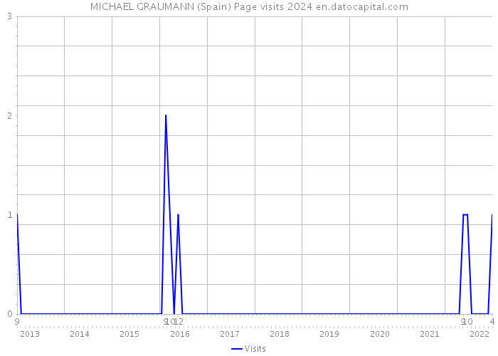 MICHAEL GRAUMANN (Spain) Page visits 2024 