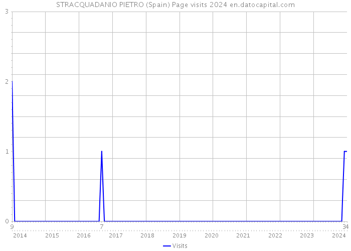 STRACQUADANIO PIETRO (Spain) Page visits 2024 