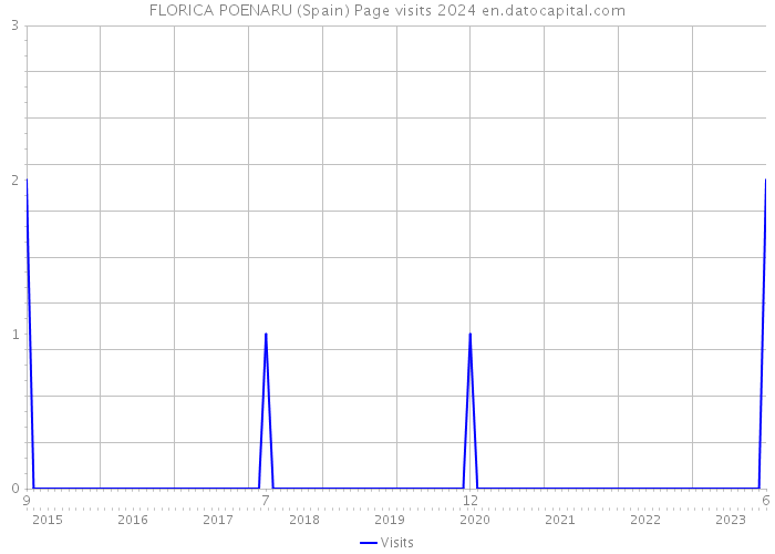FLORICA POENARU (Spain) Page visits 2024 
