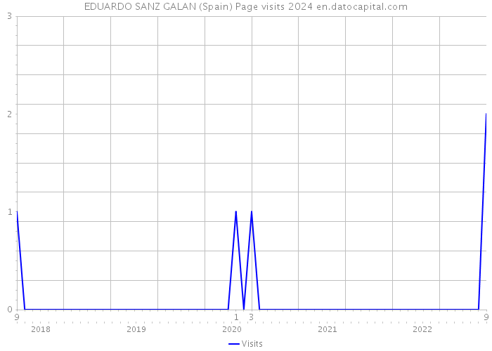 EDUARDO SANZ GALAN (Spain) Page visits 2024 