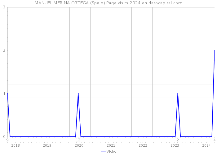 MANUEL MERINA ORTEGA (Spain) Page visits 2024 