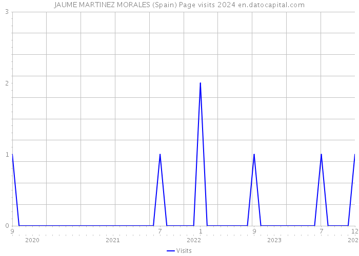 JAUME MARTINEZ MORALES (Spain) Page visits 2024 