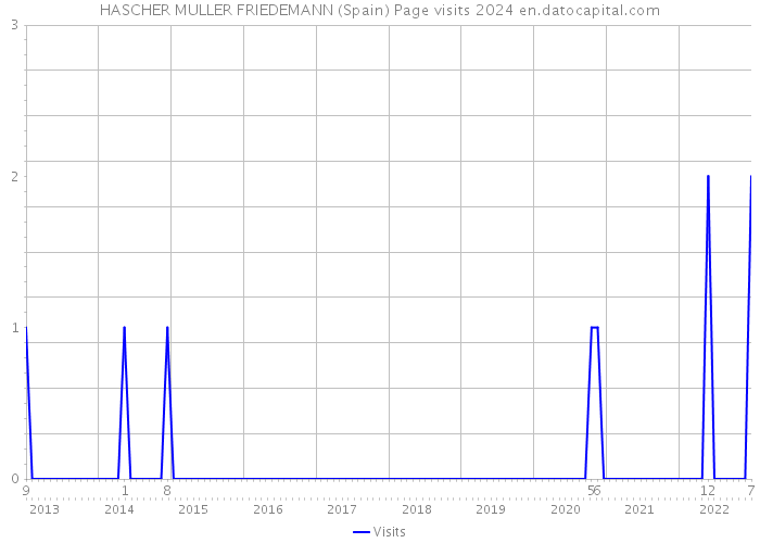 HASCHER MULLER FRIEDEMANN (Spain) Page visits 2024 