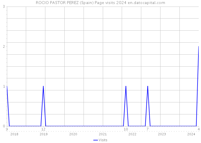 ROCIO PASTOR PEREZ (Spain) Page visits 2024 