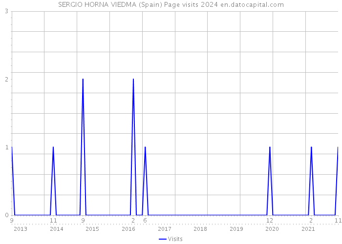 SERGIO HORNA VIEDMA (Spain) Page visits 2024 