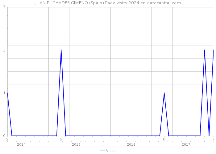 JUAN PUCHADES GIMENO (Spain) Page visits 2024 