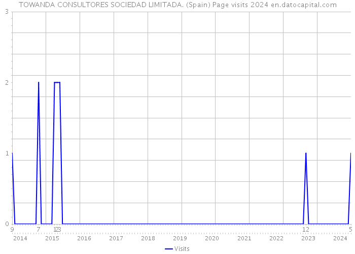 TOWANDA CONSULTORES SOCIEDAD LIMITADA. (Spain) Page visits 2024 