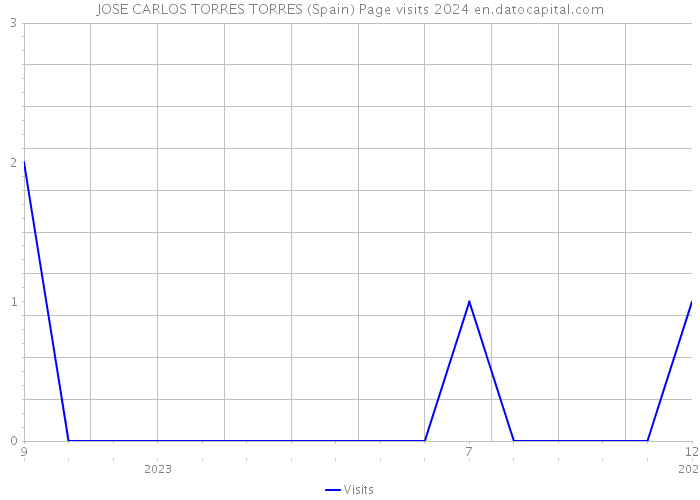 JOSE CARLOS TORRES TORRES (Spain) Page visits 2024 