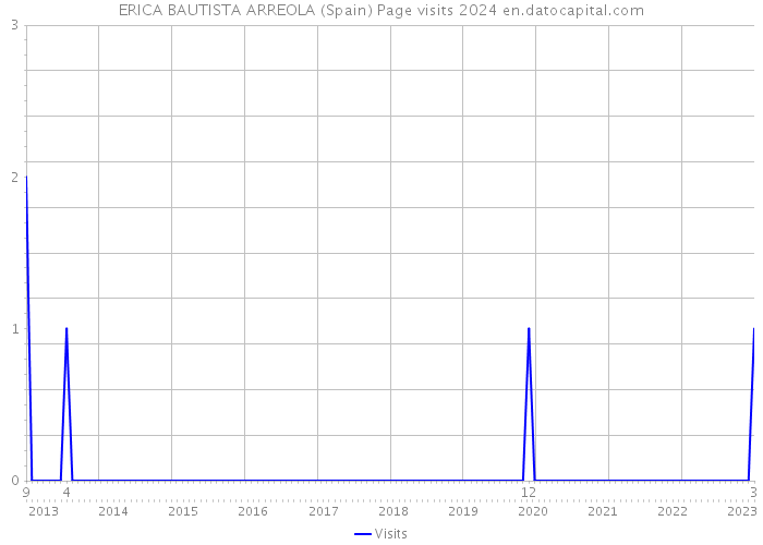 ERICA BAUTISTA ARREOLA (Spain) Page visits 2024 
