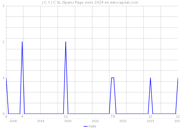 J C Y J C SL (Spain) Page visits 2024 