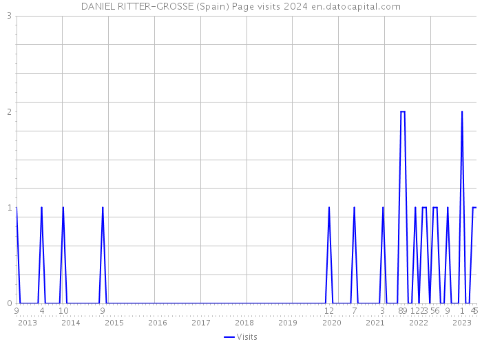 DANIEL RITTER-GROSSE (Spain) Page visits 2024 