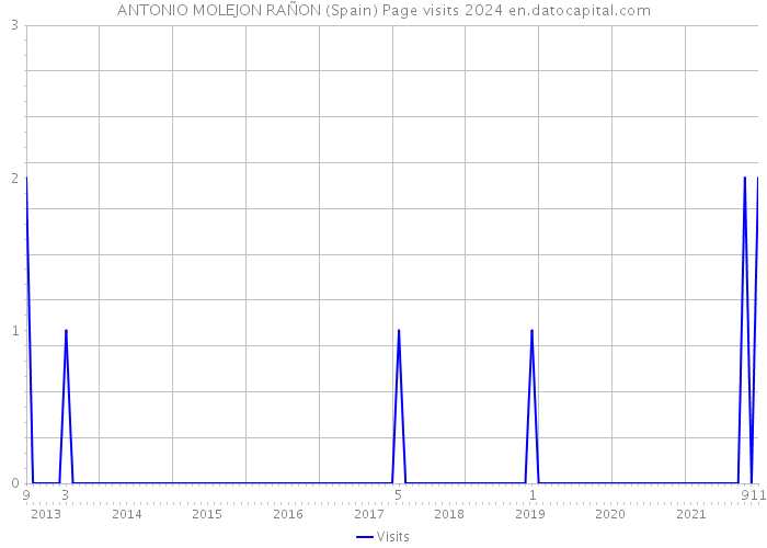 ANTONIO MOLEJON RAÑON (Spain) Page visits 2024 