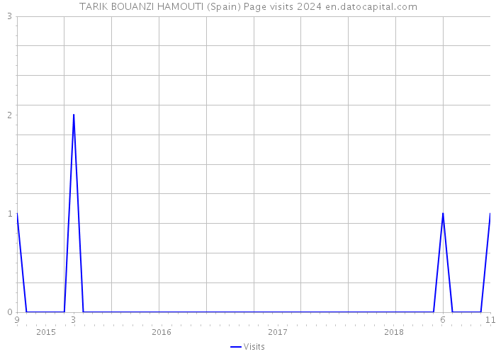 TARIK BOUANZI HAMOUTI (Spain) Page visits 2024 