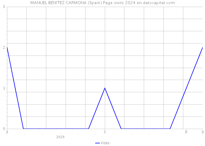 MANUEL BENITEZ CARMONA (Spain) Page visits 2024 