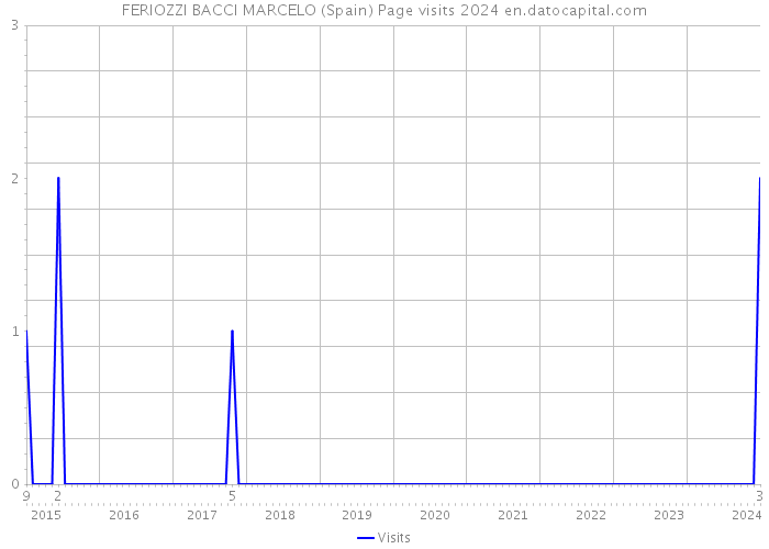 FERIOZZI BACCI MARCELO (Spain) Page visits 2024 
