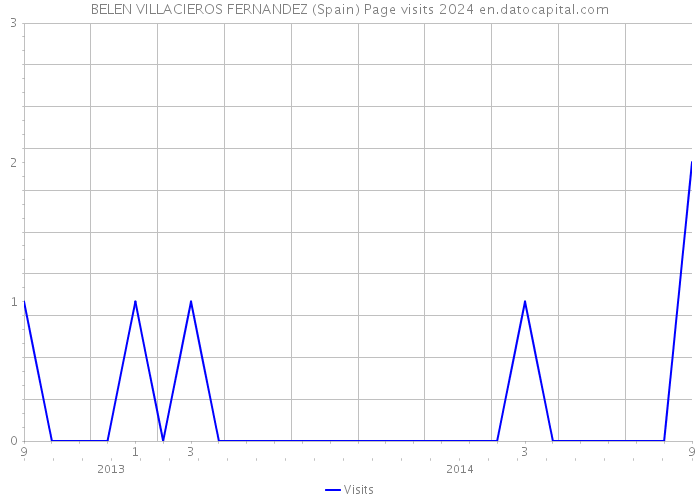BELEN VILLACIEROS FERNANDEZ (Spain) Page visits 2024 