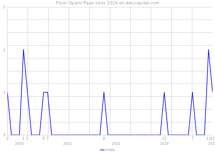 Fessl (Spain) Page visits 2024 