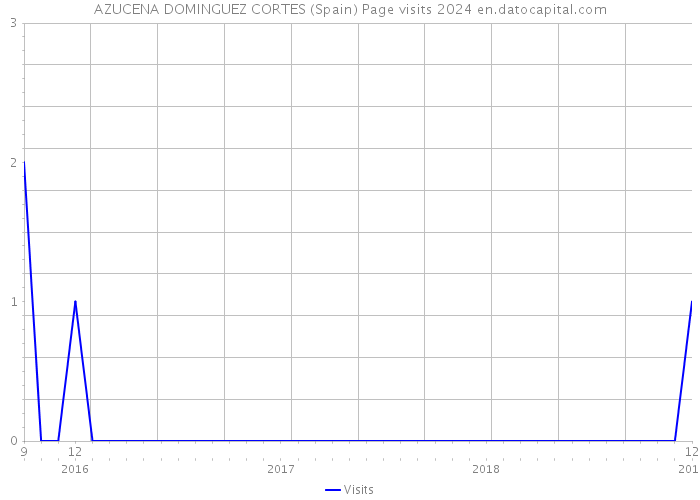 AZUCENA DOMINGUEZ CORTES (Spain) Page visits 2024 