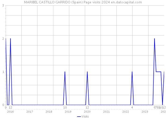MARIBEL CASTILLO GARRIDO (Spain) Page visits 2024 