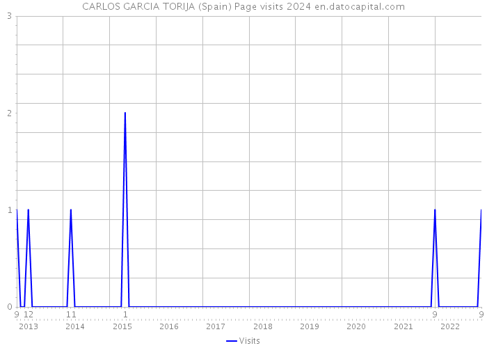 CARLOS GARCIA TORIJA (Spain) Page visits 2024 
