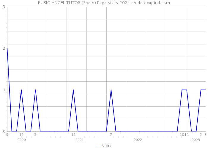 RUBIO ANGEL TUTOR (Spain) Page visits 2024 