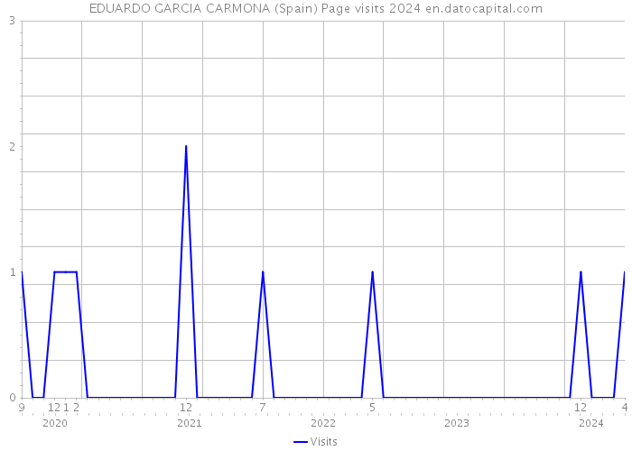 EDUARDO GARCIA CARMONA (Spain) Page visits 2024 