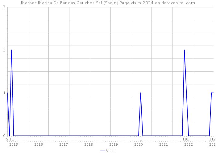 Iberbac Iberica De Bandas Cauchos Sal (Spain) Page visits 2024 