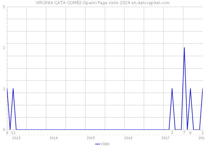 VIRGINIA GATA GOMEZ (Spain) Page visits 2024 