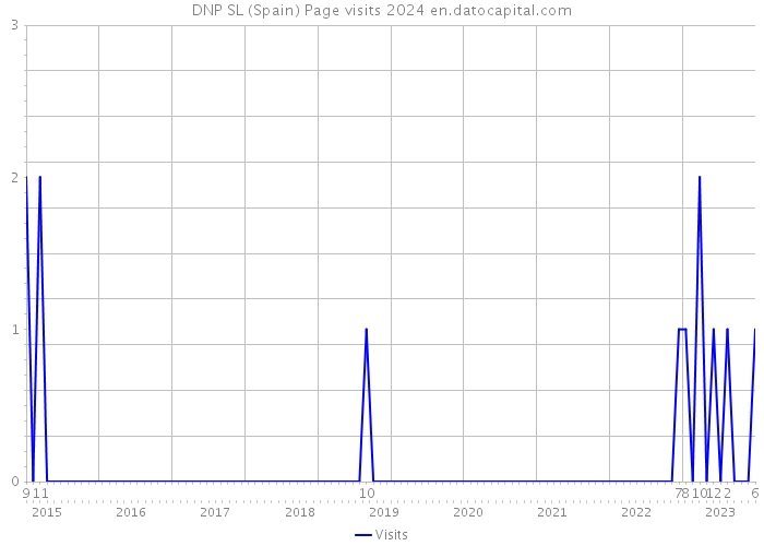 DNP SL (Spain) Page visits 2024 