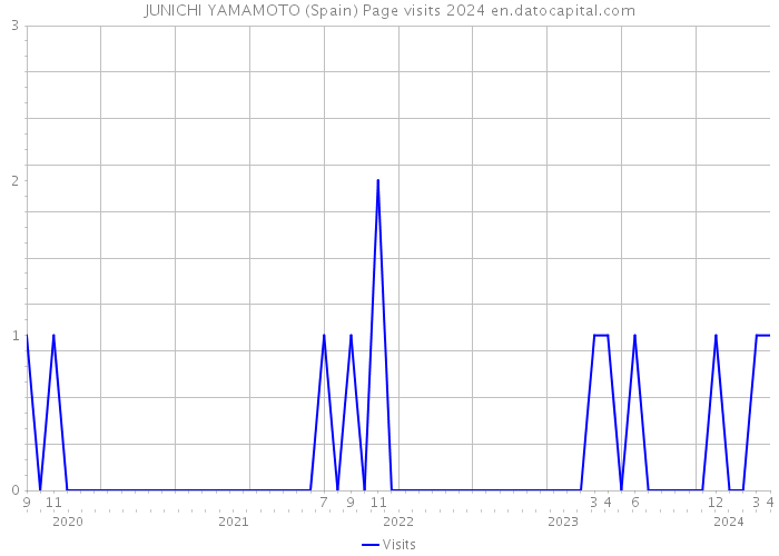 JUNICHI YAMAMOTO (Spain) Page visits 2024 