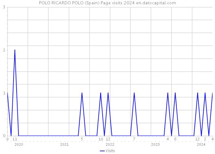 POLO RICARDO POLO (Spain) Page visits 2024 