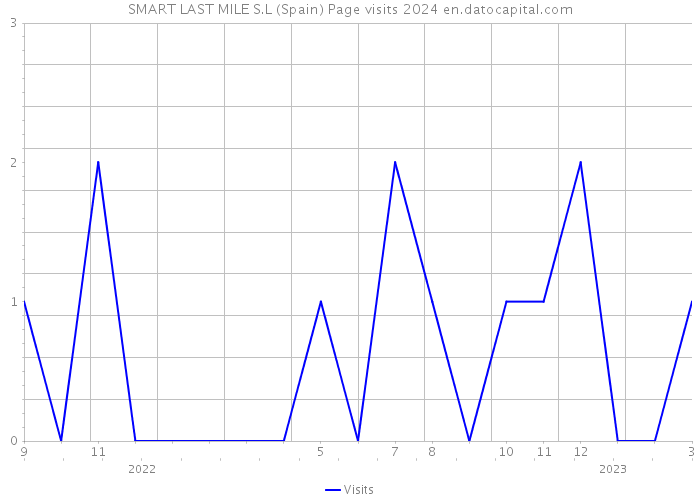SMART LAST MILE S.L (Spain) Page visits 2024 