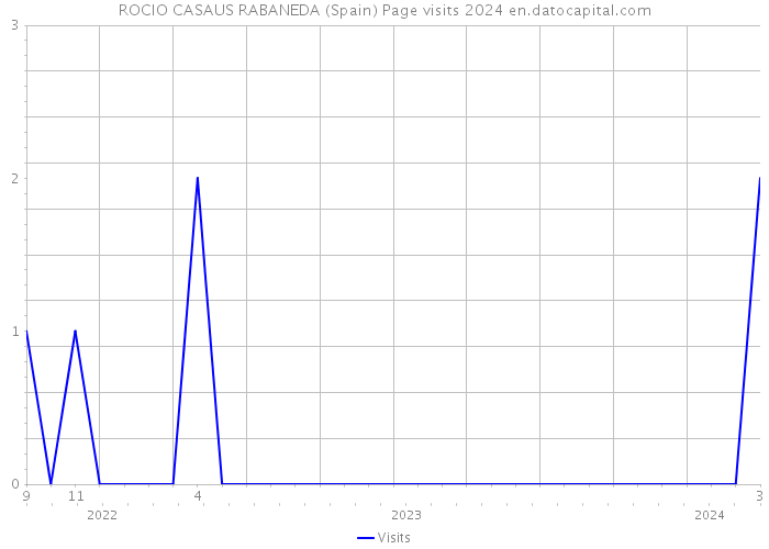 ROCIO CASAUS RABANEDA (Spain) Page visits 2024 