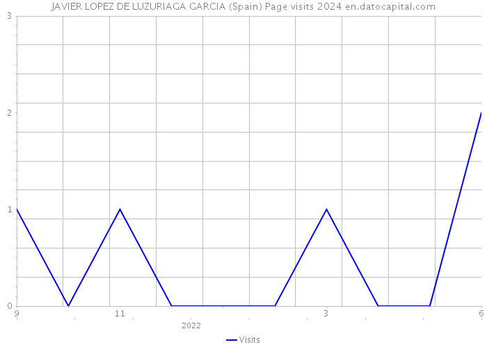 JAVIER LOPEZ DE LUZURIAGA GARCIA (Spain) Page visits 2024 