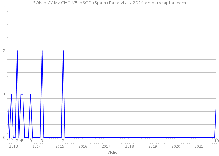 SONIA CAMACHO VELASCO (Spain) Page visits 2024 
