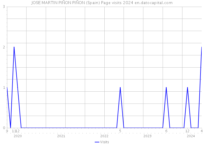JOSE MARTIN PIÑON PIÑON (Spain) Page visits 2024 