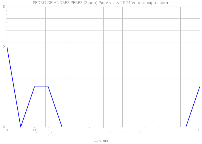 PEDRO DE ANDRES PEREZ (Spain) Page visits 2024 