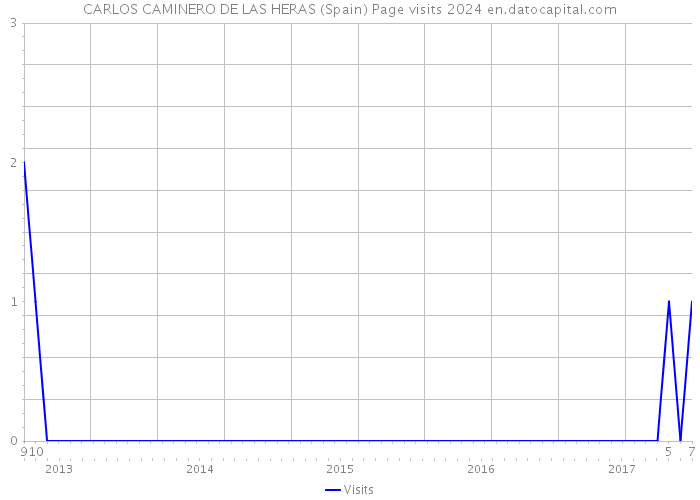 CARLOS CAMINERO DE LAS HERAS (Spain) Page visits 2024 