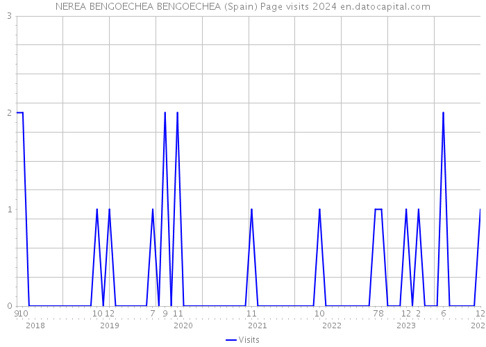 NEREA BENGOECHEA BENGOECHEA (Spain) Page visits 2024 